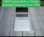 USED laptop Starting price 7900 bulk &Single available laptop Desktop