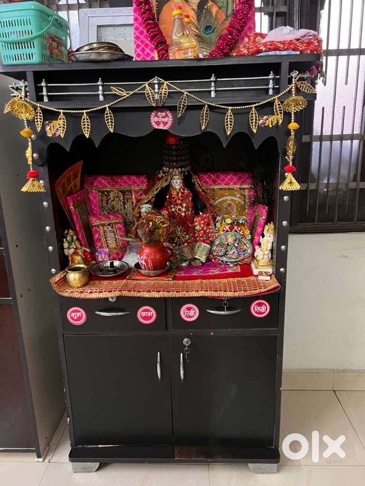 Dressing bookshelf mandir cupperd