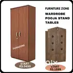 Wardrobe - Steel Almirah, Wooden Wardrobes, Pooja Stands Sales online