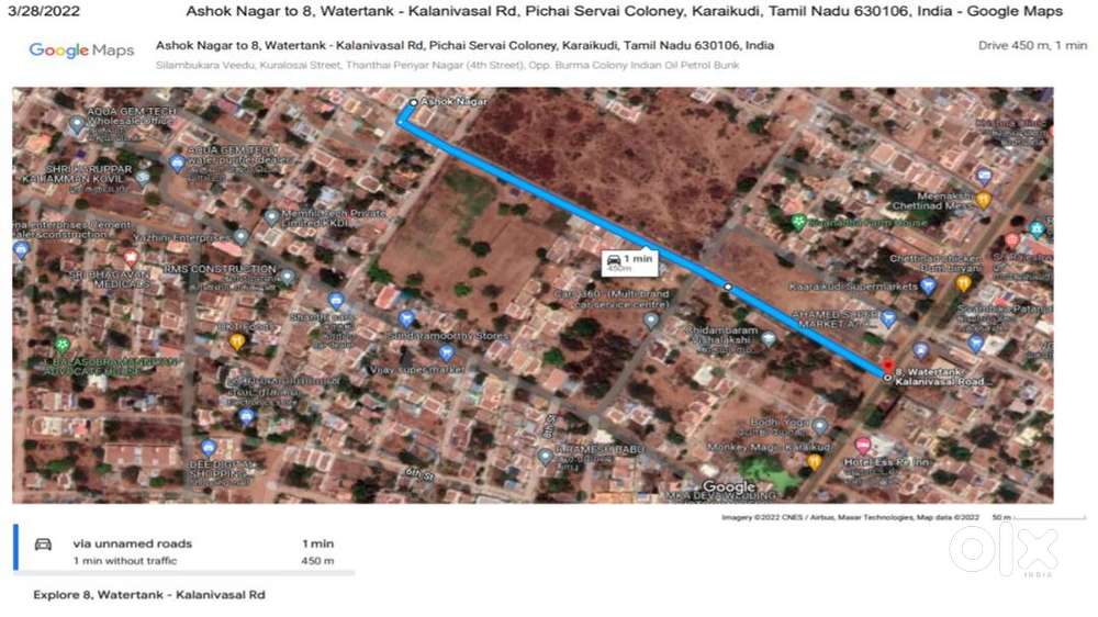 1BHK house for Rent with ventilated Road Side Balcony