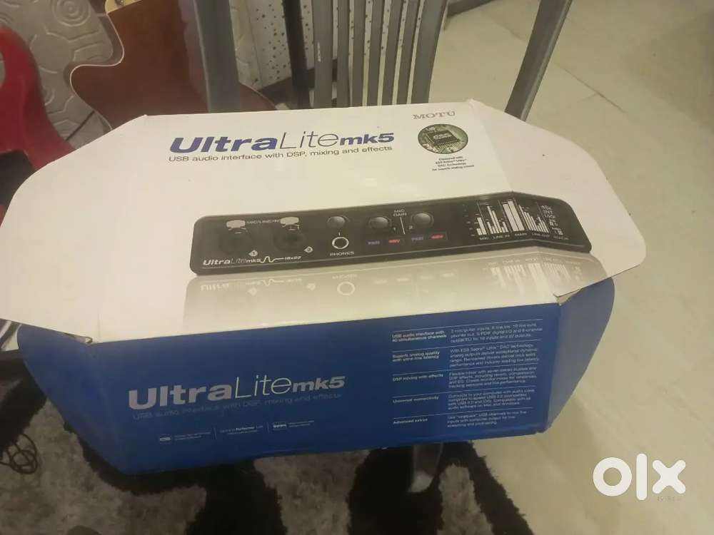 Motu Ultralite mk5 Audio Interface, absolutely new. 40 channel card.