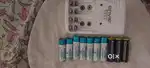 Rechargeable batteries with charger