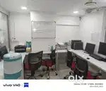 A semi furnished office for rent