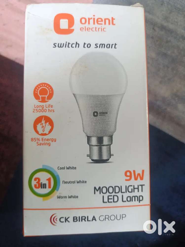 Orient electric 3 in 1  bulb 9w