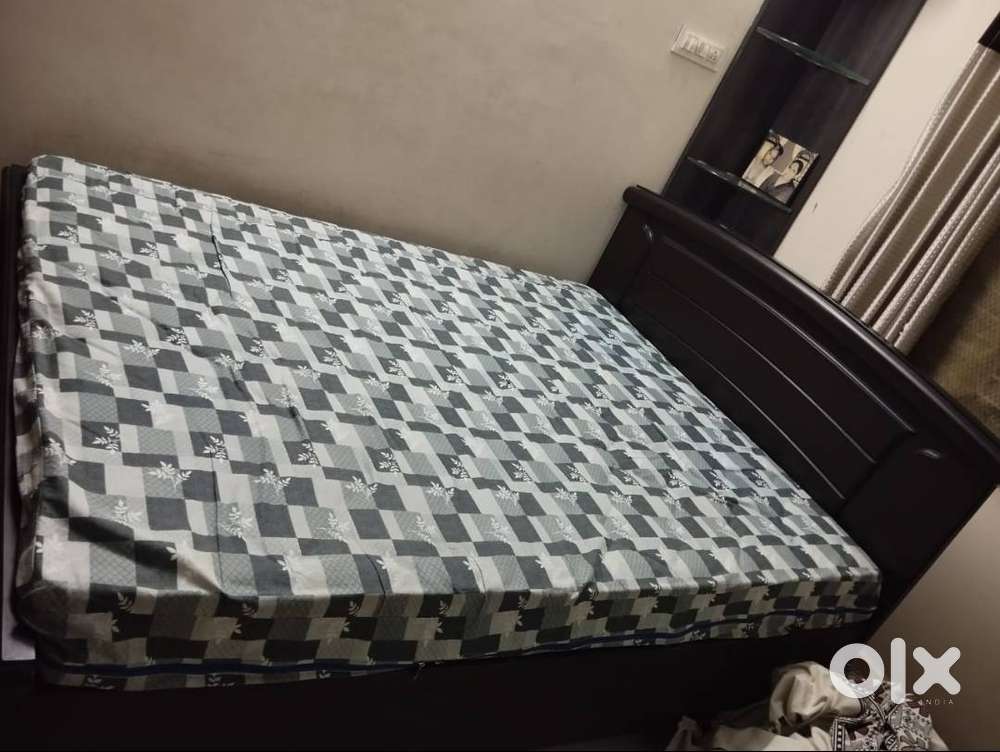 Brown Double Cot Bed