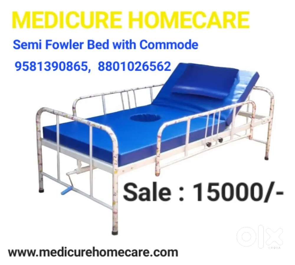 Brand new sale Semi fowler hospital bed with commode for patient icu