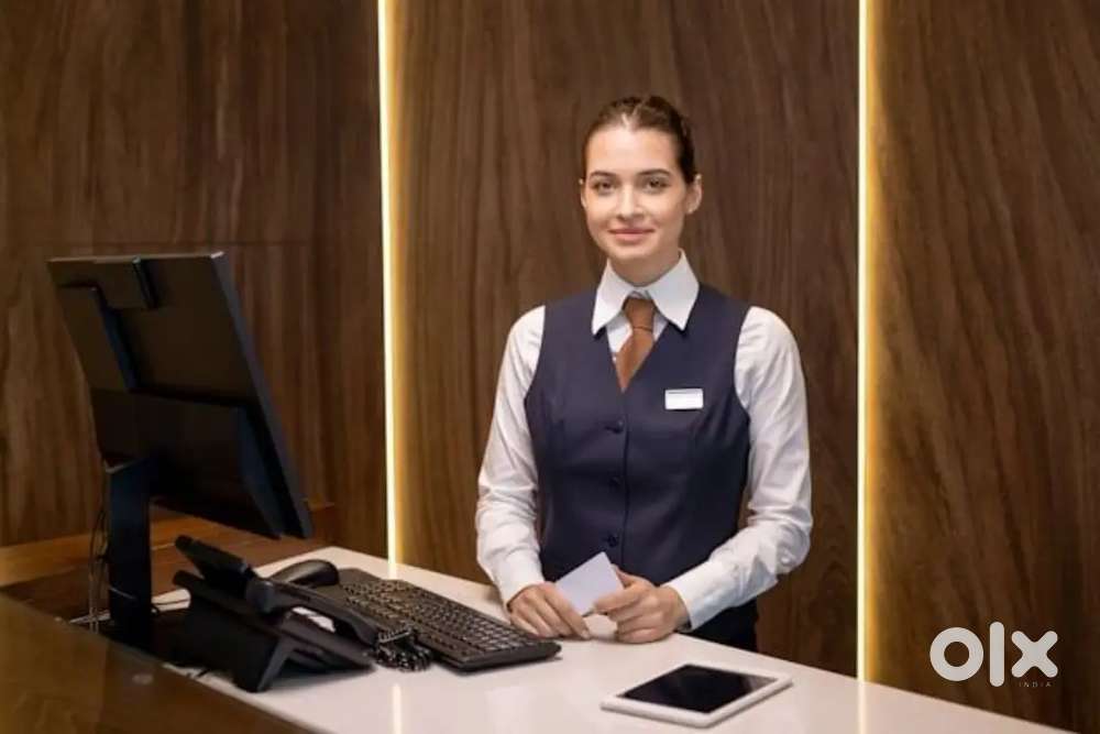 Receptionist job for girls