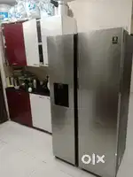 Samsung side by side door fridge with dispenser madel