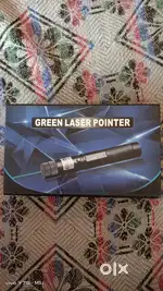 Green laser pointer burning laser