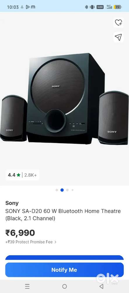 Sony sa d20 home theyer base is the best sound quality