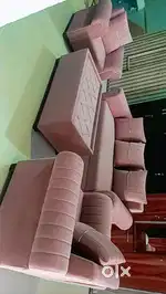 New 3+1+1 sofa set with centre table best quality get at factory price