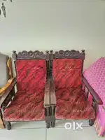 Single seater wooden sofa set ( 2 piece)