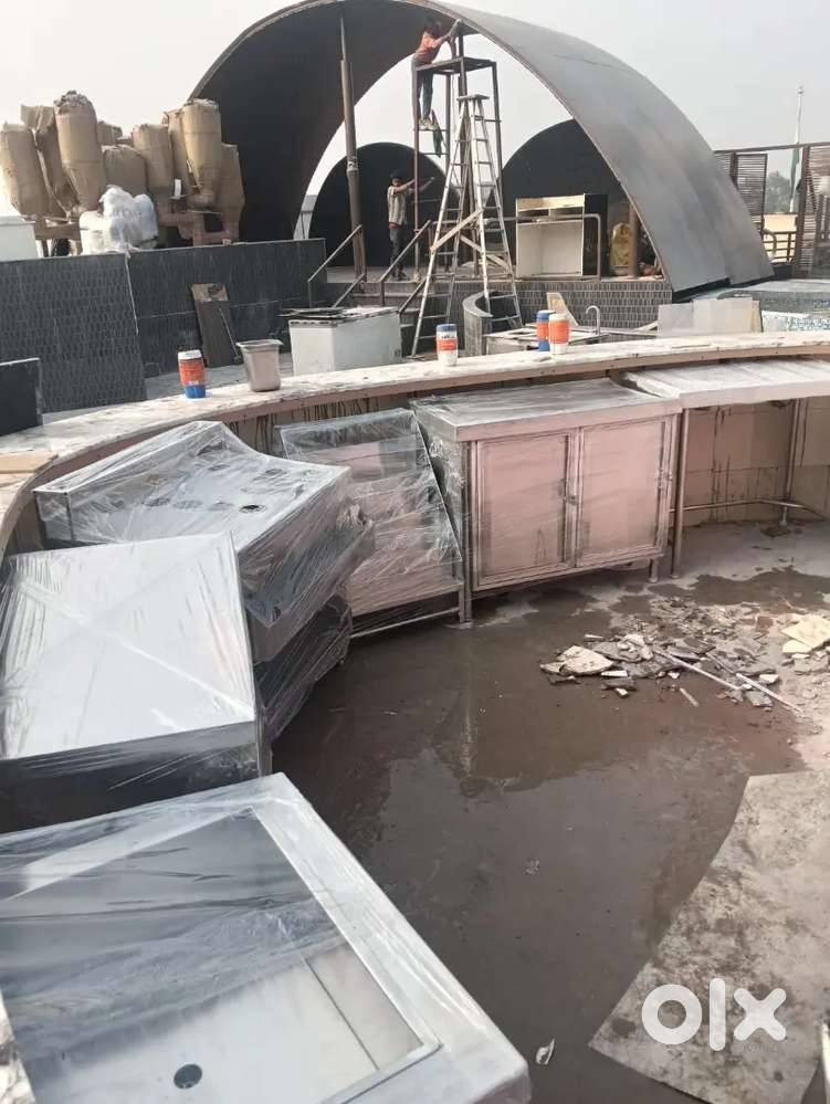 Second Hand Restaurant Kitchen Equipment and Furniture Setup