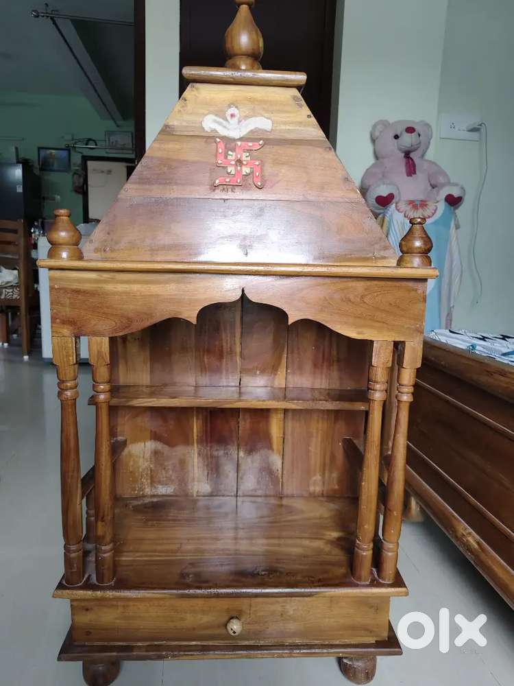 Tick wood Mandir 3 feet 11 inch