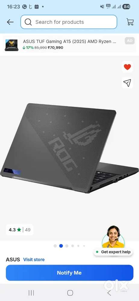 Asus Rog zephyrus G14