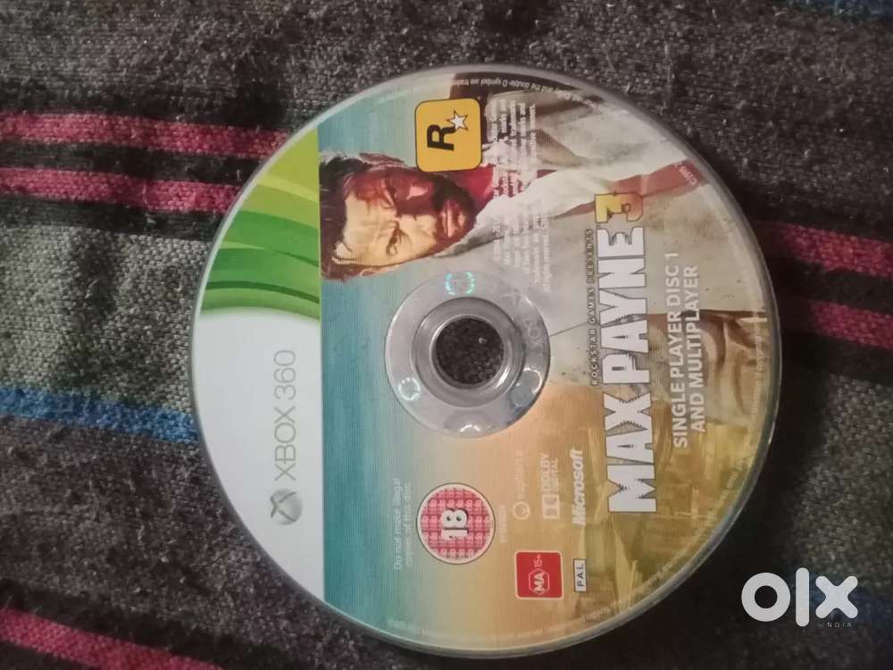 This is a CD for xbox 360 of MAX PAYEN in good condition