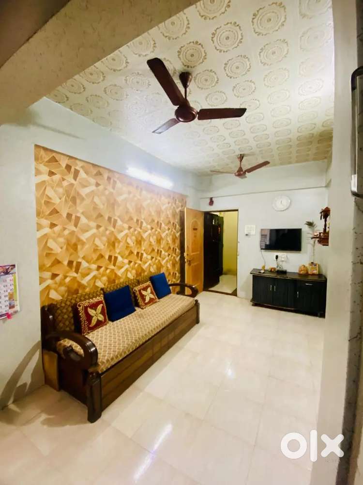 Available 1bhk furnished flat for rent in ulwe