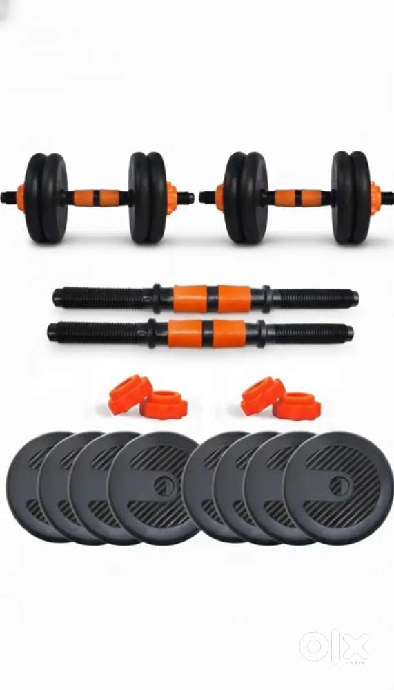 Rubber dumbbell