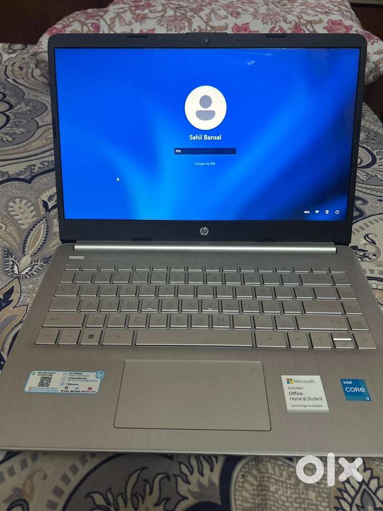 Hp laptop with charger