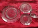 Beautiful glass dinner set
