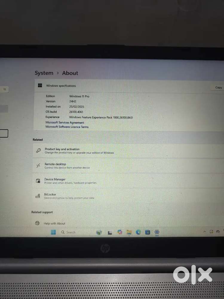 HP 250 LAPTOP 15.6 inch