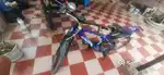 Its is a blue colour