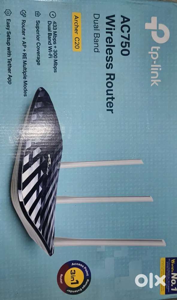 Brand New Tp-Link Archer C20 (AC750) Wifi Router - sealed Packed