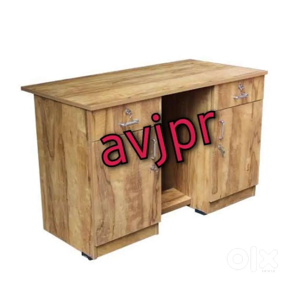 New wooden office table with cabinet drawer new branded at banipark
