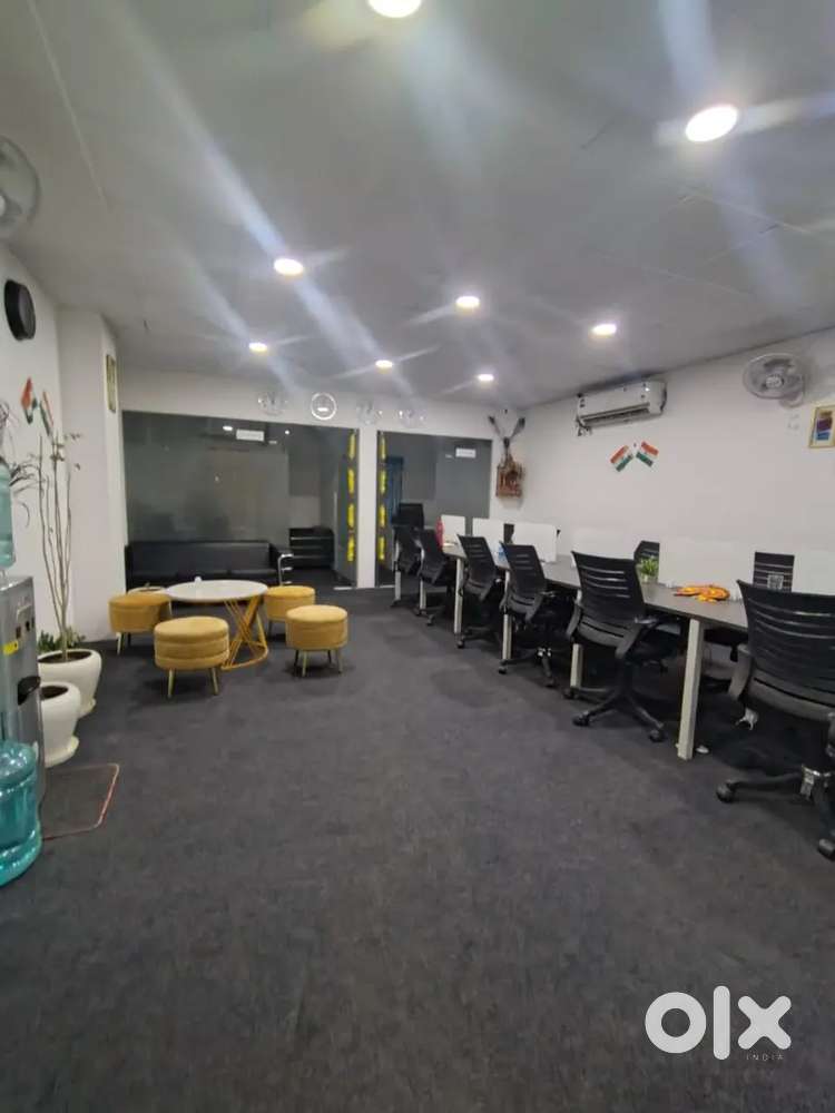 Full Furnished Office Space - 2cabin, 16workstation, Reception, pantry