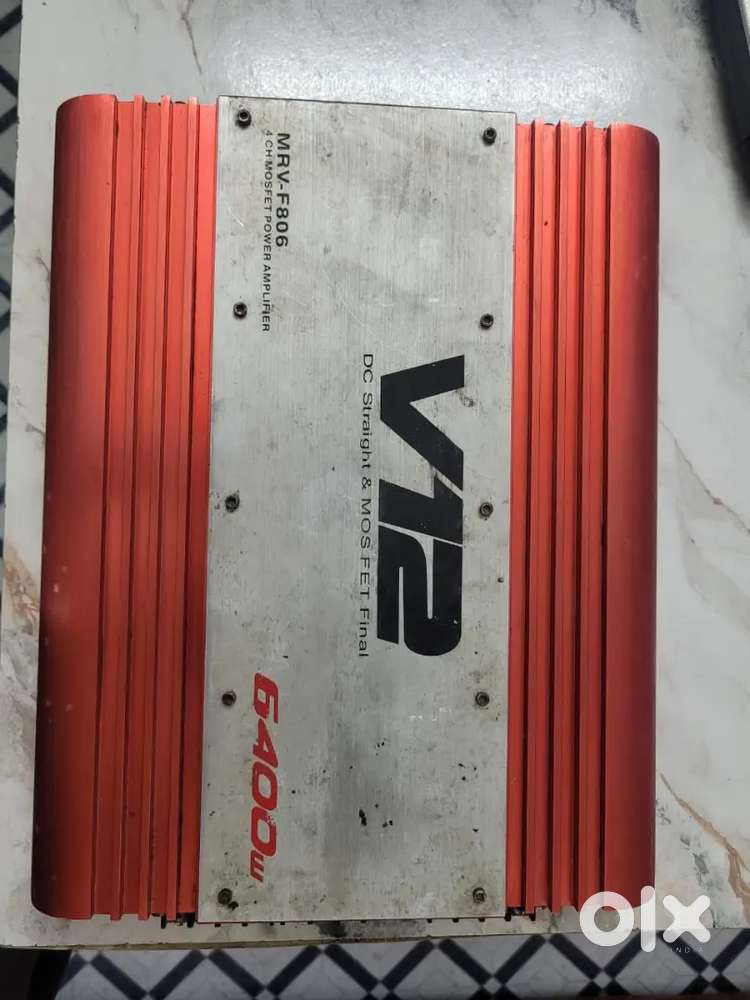 Amplifier V12 4 Channel Brand New Condition