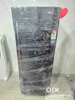 I'dt7 lg black colour double door refrigerator 280  fridge stabilizer