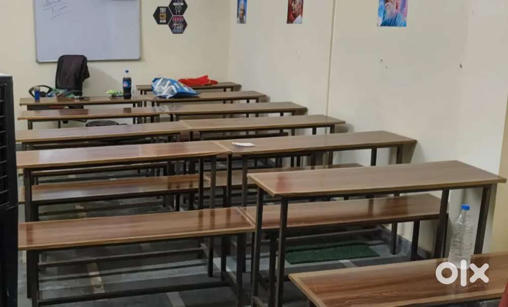 School bench desk New