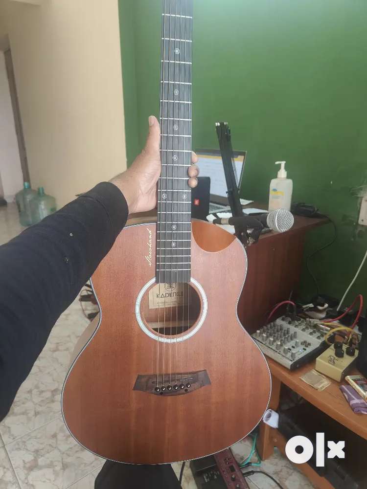 Slowhand series Travel Semi Acoustic Guitar 3months old.