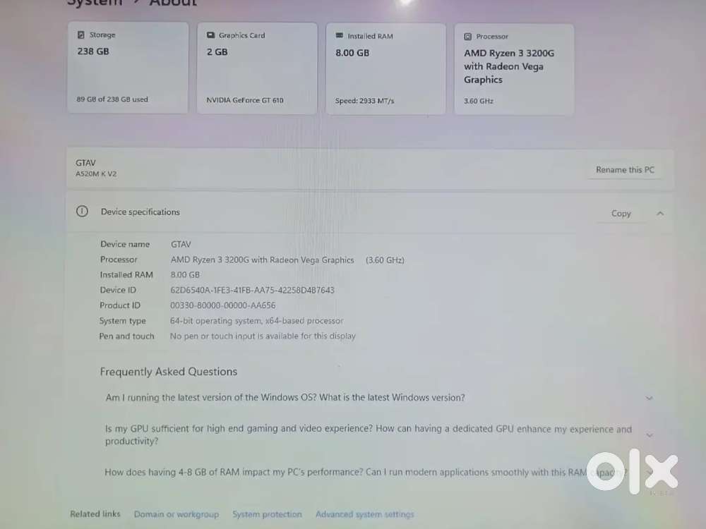 BEST GAMING PC RYZEN GAMING AND EDITING AND ALL WORK EASILY ONLY CPU