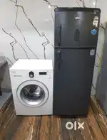 Whirlpool master mind refrigerator & Samsung front load washing machi*