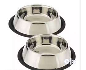Pethub Stainless Steel Dog Bowl Medium, 700 ml Set of 2Name: Pethub Stainless Steel Dog Bowl Medium,...