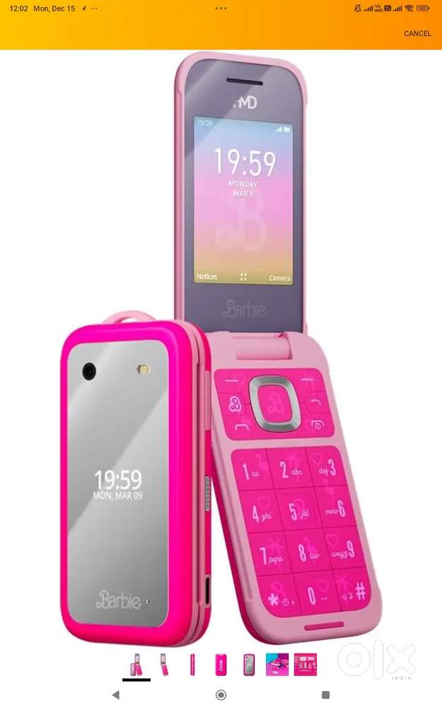 Hmd barbie keypad but 4g sim jio sim works
