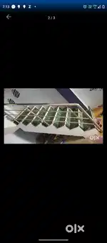 Steel railing at 200 rs feet (स्टील रेलिंग)