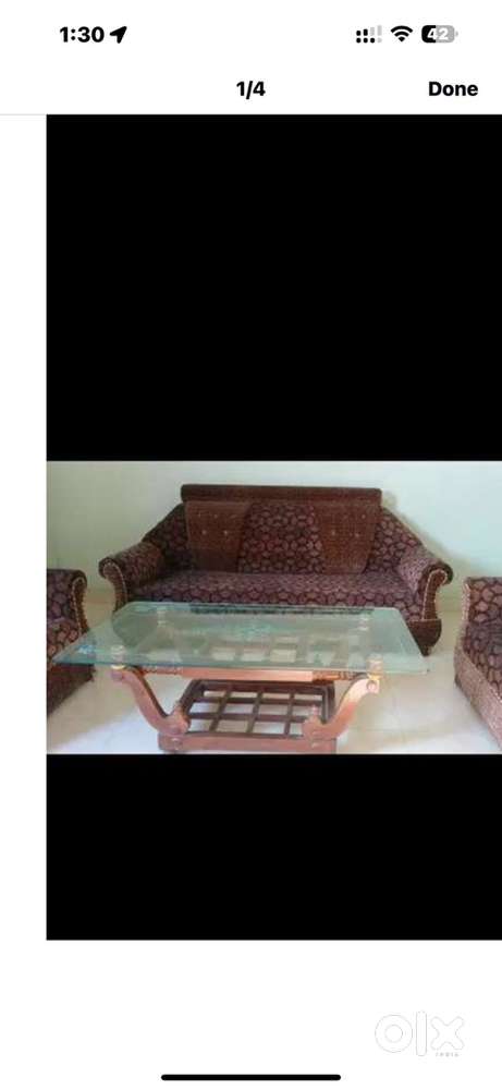 Absolutely UNUSED SOFA SET WITH CENTER TABLE