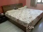 One double bed in good condition is available for sale