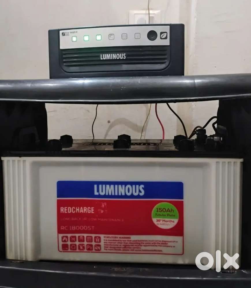 Luminous with battery 1 year used