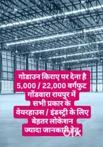 GODOWNS AVAILABLE AT RAIPUR CITY