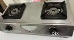 Two burner gas stove and Mattress(4ft×6ft)