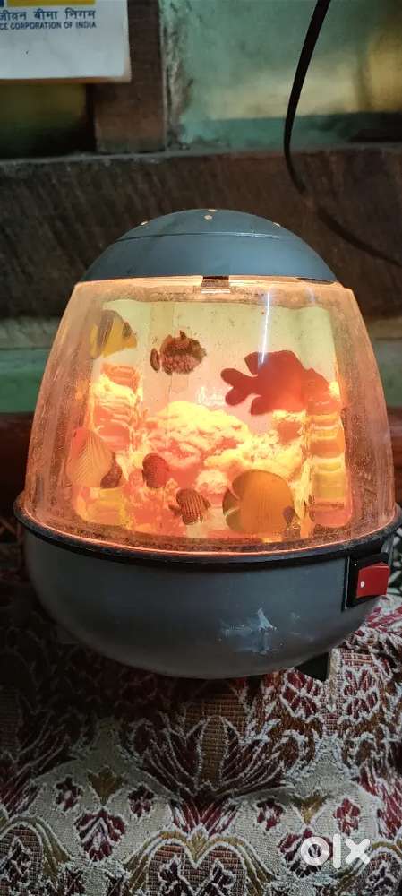 Colourful fish lamp