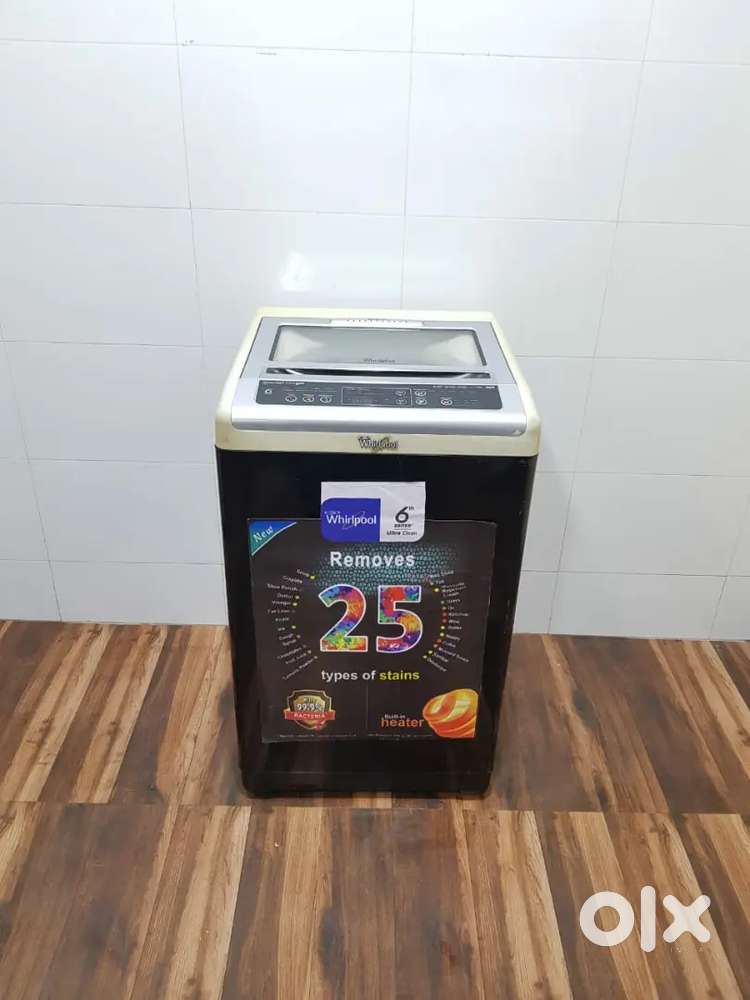 Black n silver topload fully automatic washing machine