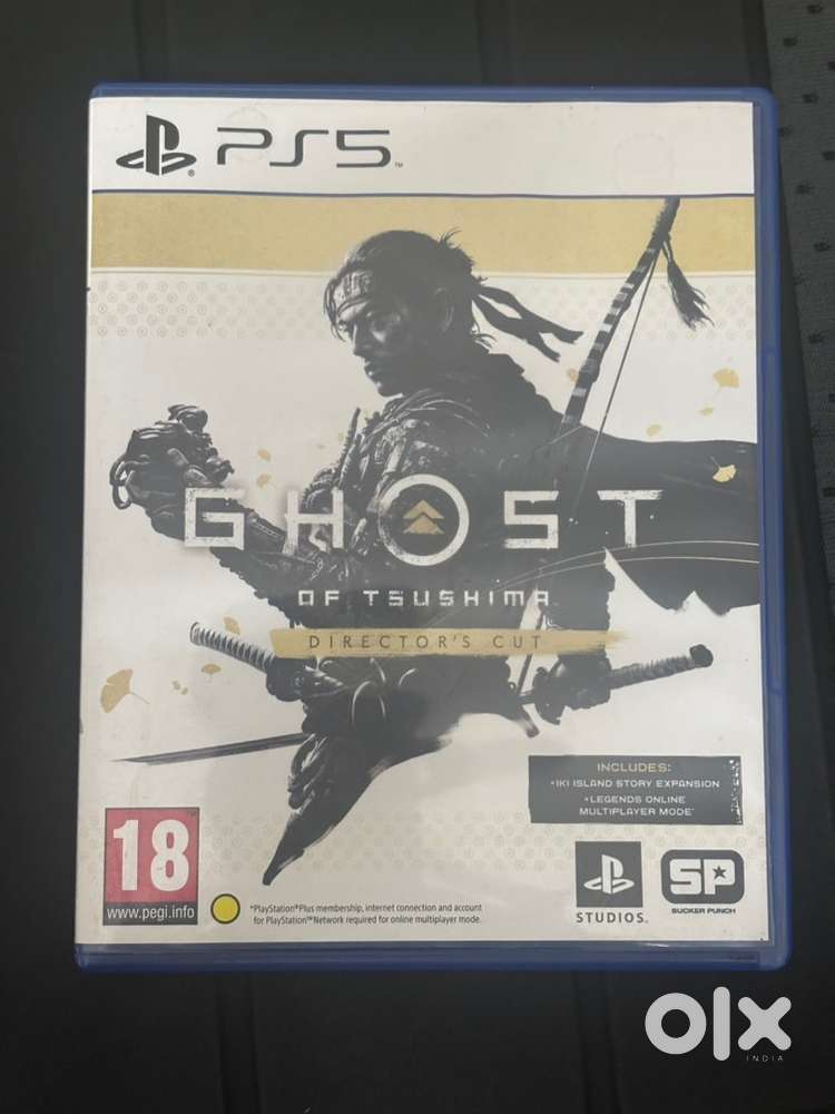 Ghost of tsushima ps5 scratchless pristine condition game cd used once