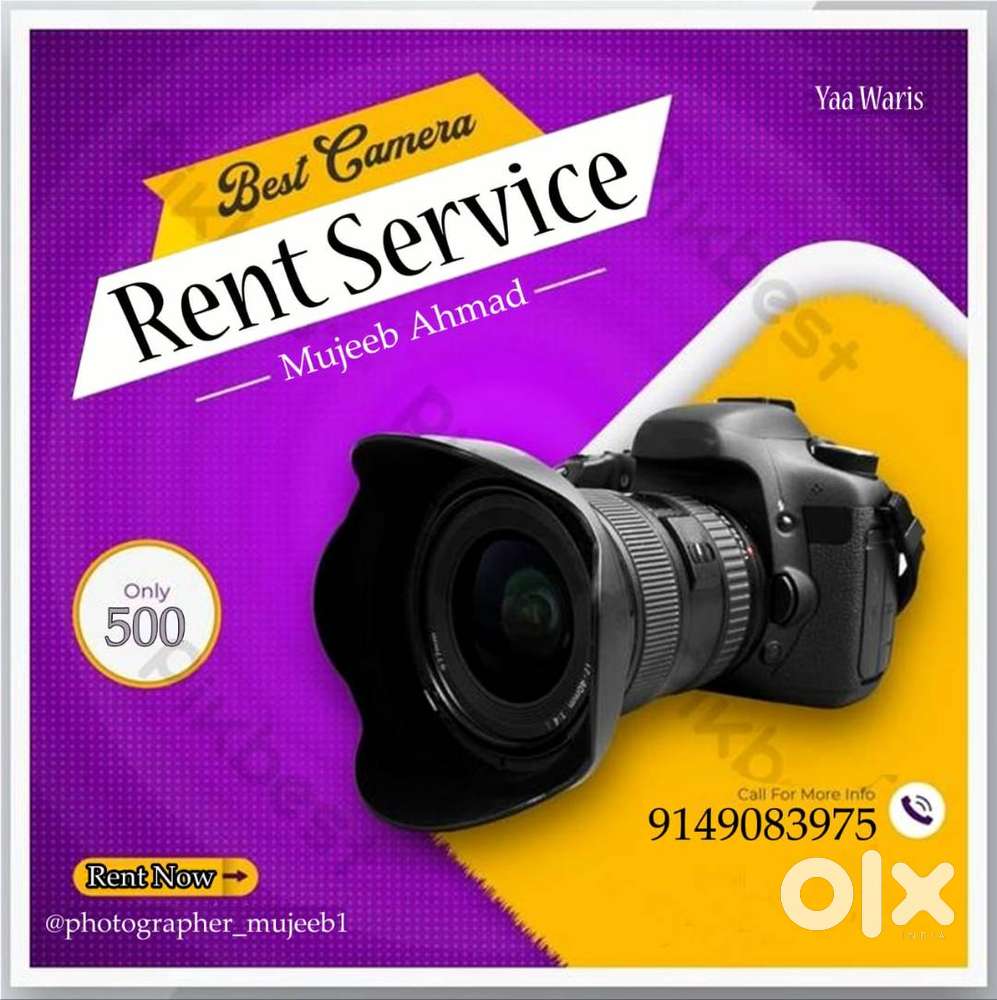 Camera all rent available Haldwani