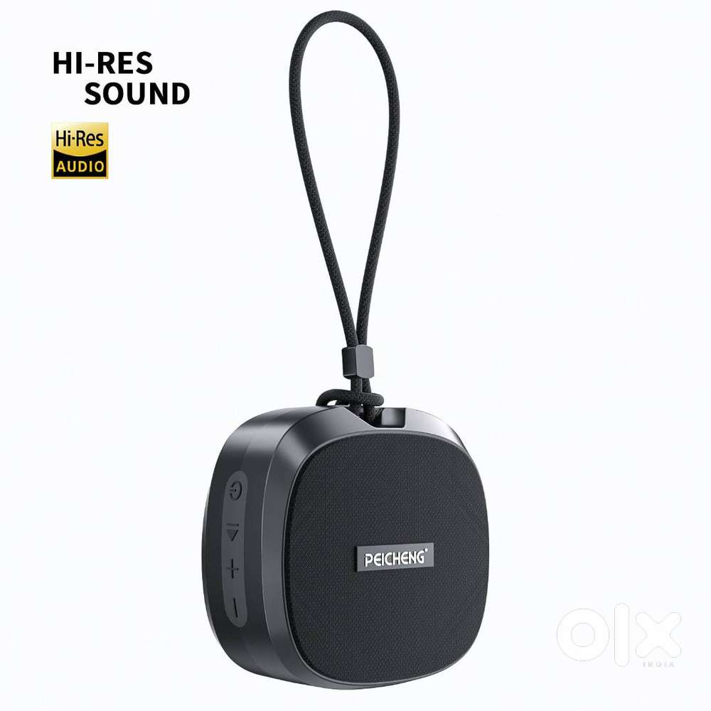 Bluetooth 5.3 Portable Speaker with RGB Lights IP54 Waterproof, Type-C