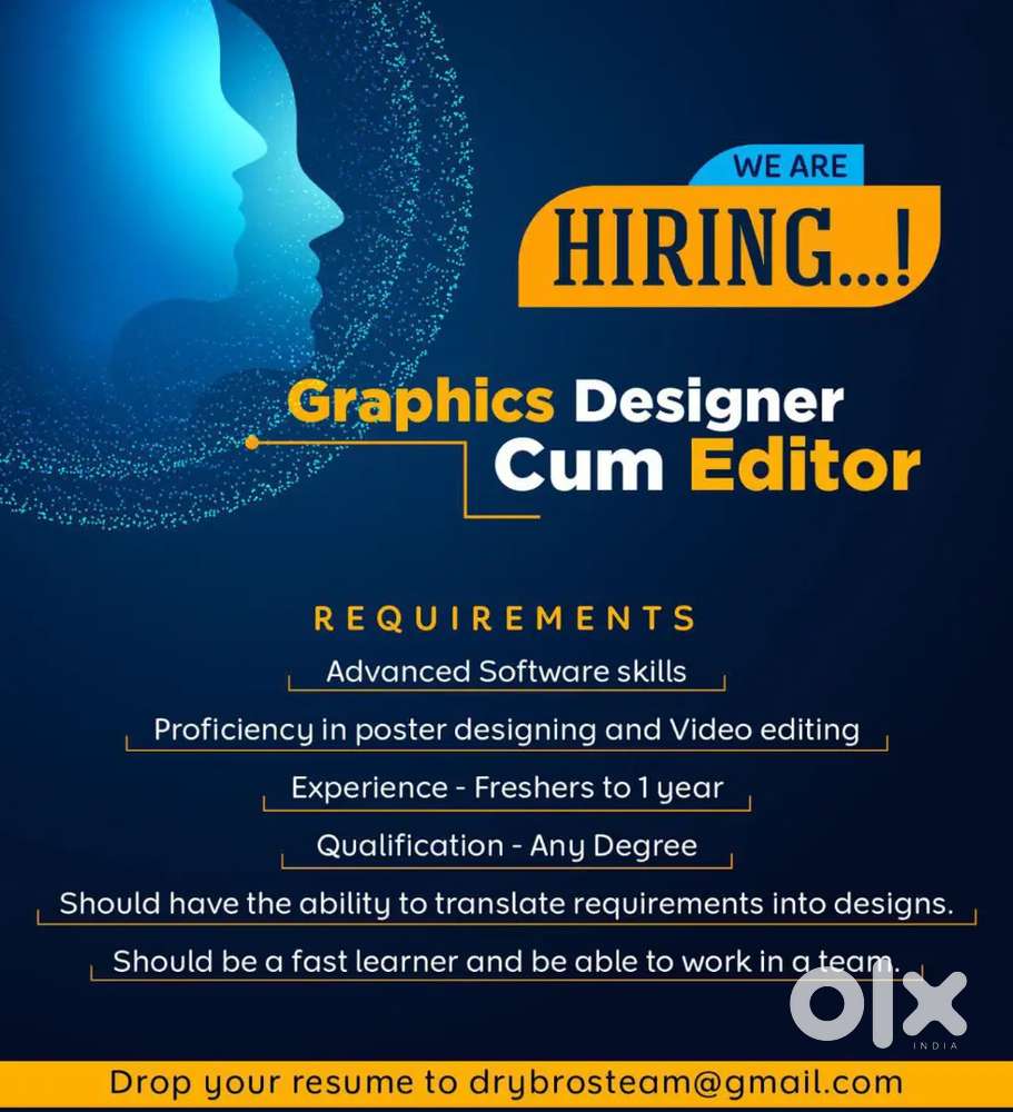 Graphics Designer cum Editor