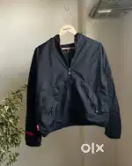 Black cropped jacket